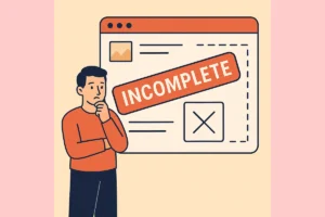 Tamamlanmamış, yarım kalmış web site bitirme